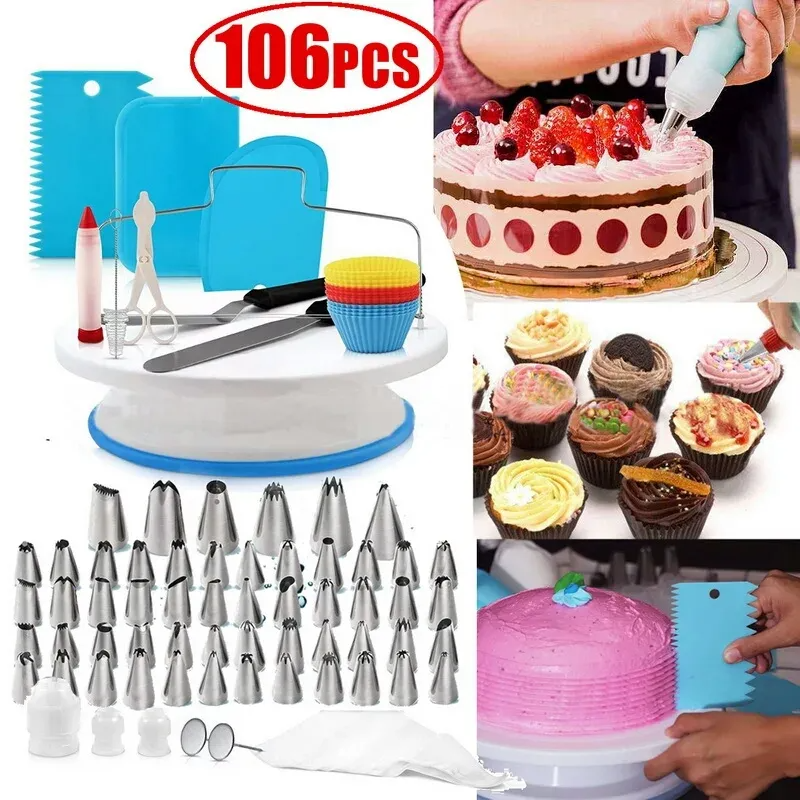 106pcs/Set Multi-Function Cake Decorating Baking Tools