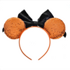 Kids Halloween Sequin Bow Bat Headband