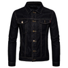 Men Casual Large Size Loose Slim Denim Jacket