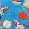 Kids Toddler Girls Boys Autumn Winter Fashion Casual Cute Cartoon Pony Cloud Print Round Neck Sweatshirts