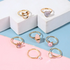 (Buy 1 Get 2) Children Kids Baby Fashion Girls Cute Princess Adjustable Ring Set