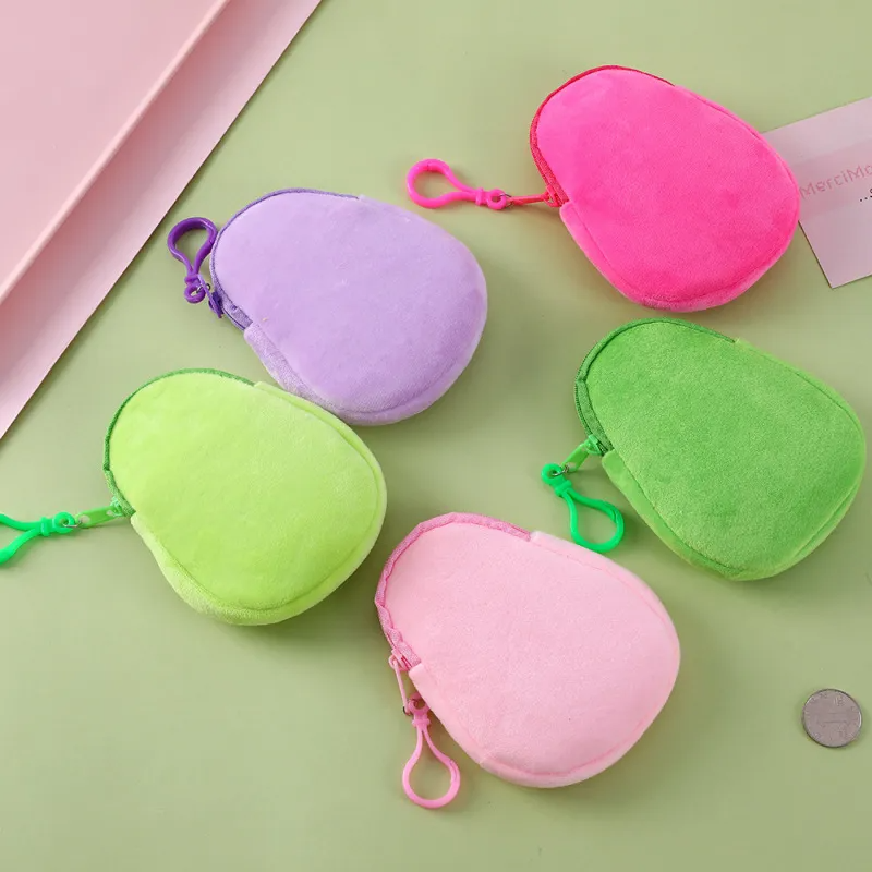 (Buy 1 Get 2) Cartoon Plush Cute Avocado Coin Purse