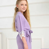 Children Solid Color Simple Loose Night-Robe