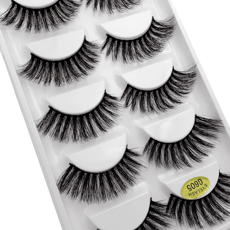 10 Pairs/Set 3D Imitation Mink Hair False Eyelashes