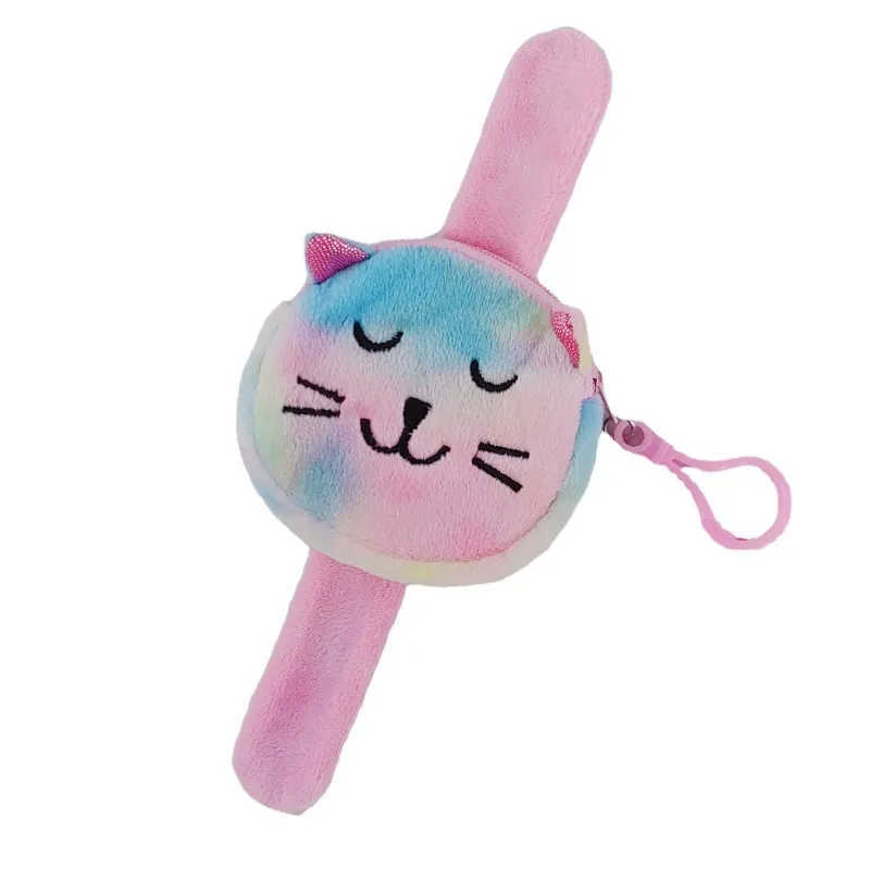 (Buy 1 Get 2) Plush Cartoon Slap Circle Cute Coin Purse