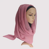 (Buy 1 Get 1) Women Fashion Twill Pleated Hijab Scarf