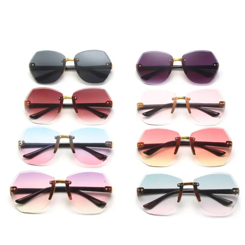 Kids Fashion Big Frame One-Piece Sunglasses