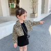 Children Kids Toddler Leopard Girls Long-Sleeved Coat