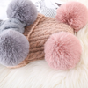 (Buy 1 Get 1) Women Plush Winter Knitted Fluffy Ball Warm Hats