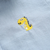 Boys Fashion Dinosaur Embroidery Lapel Shirt