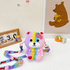 Kids Girls Fashion Sweet Candy Cute Cartoon Bear Silicone Mini Crossbody Bag