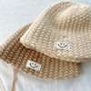 Kids Unisex Autumn Winter Casual Basic Versatile Smiley Knitwear Hat