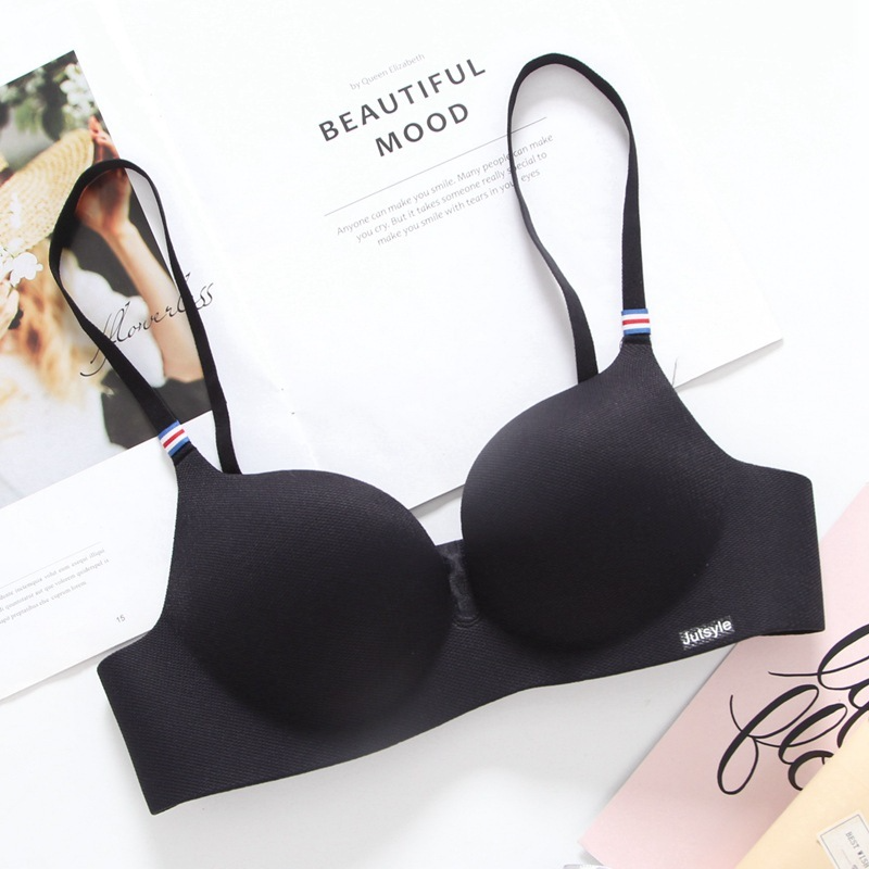 Women Basic Solid Color Comfortable Breathable Bra