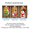 Cartoon Snowman Christmas Tree Home Decoration Self-Adhesive Wall Stickers