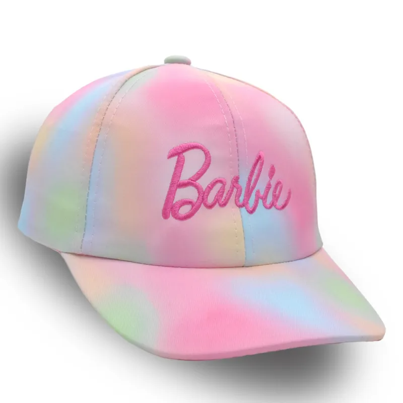 Kids Girls Fashion Casual Cute Rainbow Color Embroidered Alphabet Baseball Cap