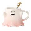 (Buy 1 Get 1) Fashion Household Halloween Ghost Ceramic Water Cup Tableware