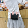 (Buy 1 Get 2) Kids Unisex Cute Casual Contrast Embroidered Bunny Mini Change Shoulder Crossbody Bag