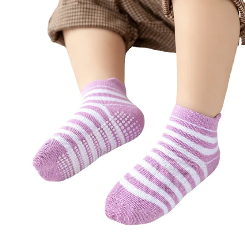 Toddlers Newborn Baby Fashion Boys Girls Casual Non-Slip Socks 6pairs Set