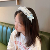 (Buy 1 Get 1) Kids Girls  Pearl Mesh Hairband