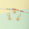 (Buy 1 Get 2) Children Kids Baby Fashion Girls Flower Bead Necklace Earrings Set