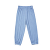 Kids Simple Solid Color Elastic Casual Pants