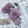 (Buy 1 Get 1) Women Warm Thickened Plush  Winter Gloves