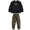 Kids Casual Hip-Hop Camouflage Pocket Design Pants