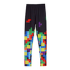 Tetris Print Women Fitness Sports Leggings