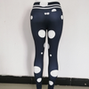 Women Classic Polka Dot Printed High-Waisted Yoga Leggings