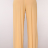 Women'S Fashion Sexy Solid Color Mesh See-Through Wide-Leg Pants