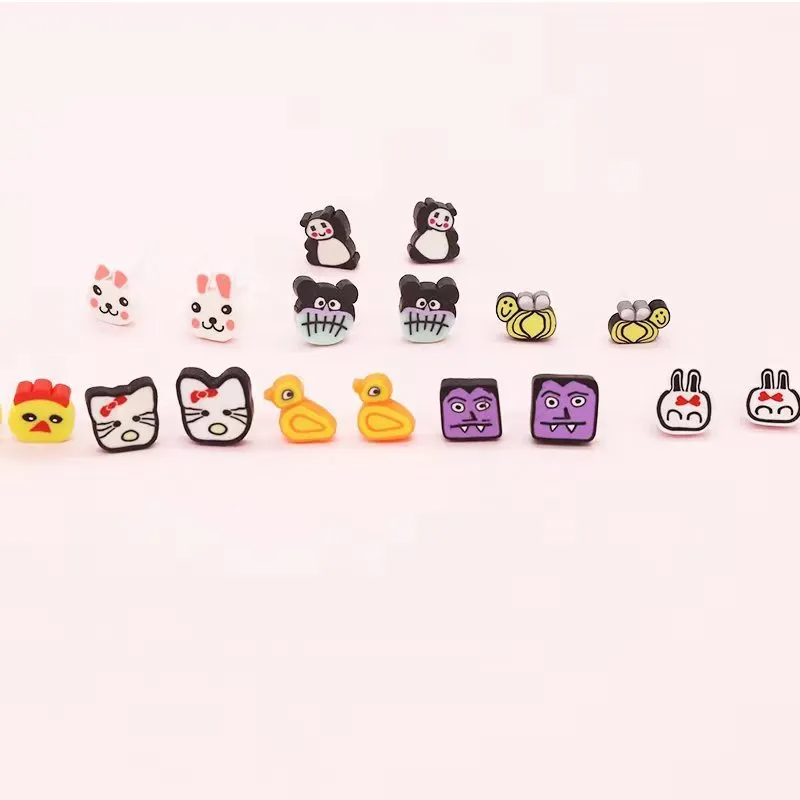 (Buy 1 Get 1) Children Kids Baby Fashion Girls Cute Animal Earrings Set