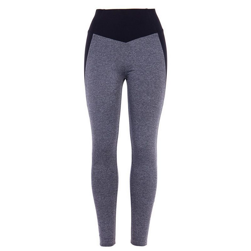 Contrast Color Hip-Lifting Sports Leggings