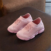 Fashion Boy Girl Solid Color Breathable Stretch Mesh Sport Run Sneakers Shoes