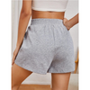 Women'S Fashion Casual Athleisure Solid Color Elastic Waist Loose Shorts