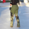 Fashion Street Women Camouflage Pattern Sexy Slim Casual Zipper Pocket Pants