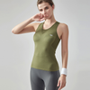 Women Fashion Yoga Exercise Running Fitness Sleeveless Quick Dry Vest