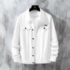 Men'S Simple Cotton Jacket Casual Workwear Denim Jacket