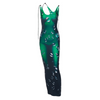 Women'S Fashion Sexy Water Drop 3d Printing Backless Slip Dress