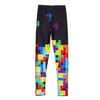 Tetris Print Women Fitness Sports Leggings