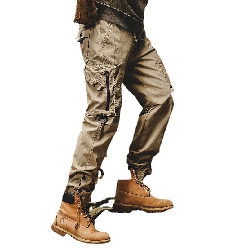 Men Fashion Loose Casual Straight Cargo Pants