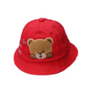 Baby Cute Bear Pattern Letter Embroidery Sunshade Bucket Hat