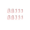 ( Buy 1 Get 2 ) Women Fashion White Border Transparent Wearable False Nails