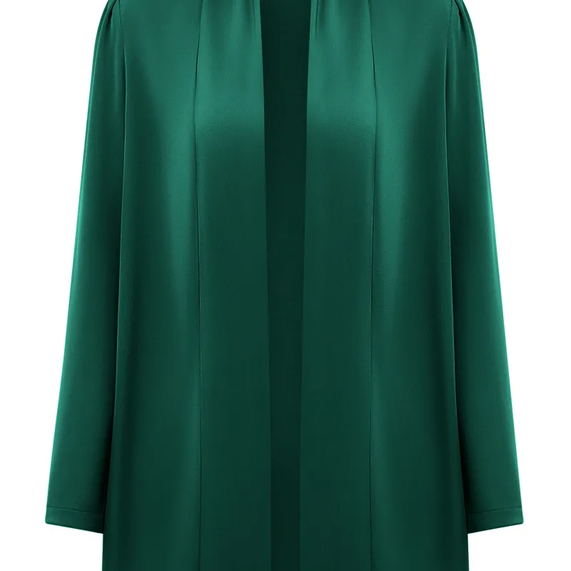 Women Fashion Casual Solid Color Long Sleeve Shirt Coat