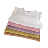 (Buy 1 Get 1) Children Kids Baby Fashion Girls Ruffle Sleeve Solid Color T-Shirt