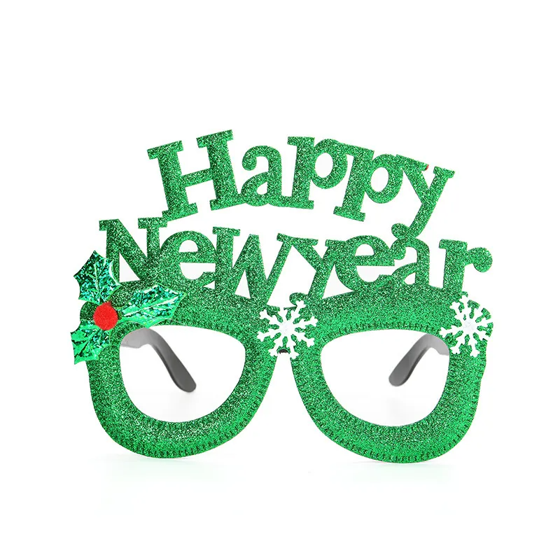 (Buy 1 Get 1) New Year Party Funny Kids Gift Christmas Glasses Frame