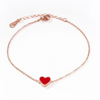 (Buy 1 Get 2) Women Fashion Simple Heart-Shaped Titanium Steel Anklet