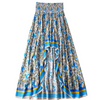 Women'S Casual Bohemian Floral Print Vacation High Waist Irregular Skirt