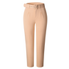 Women Fashion Casual Elegant Large Size High Waist Outerwear Solid Color Pants