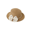 (Buy 1 Get 1) Kids Girls Fashion Casual British Style Bow Straw Woven Sunhat