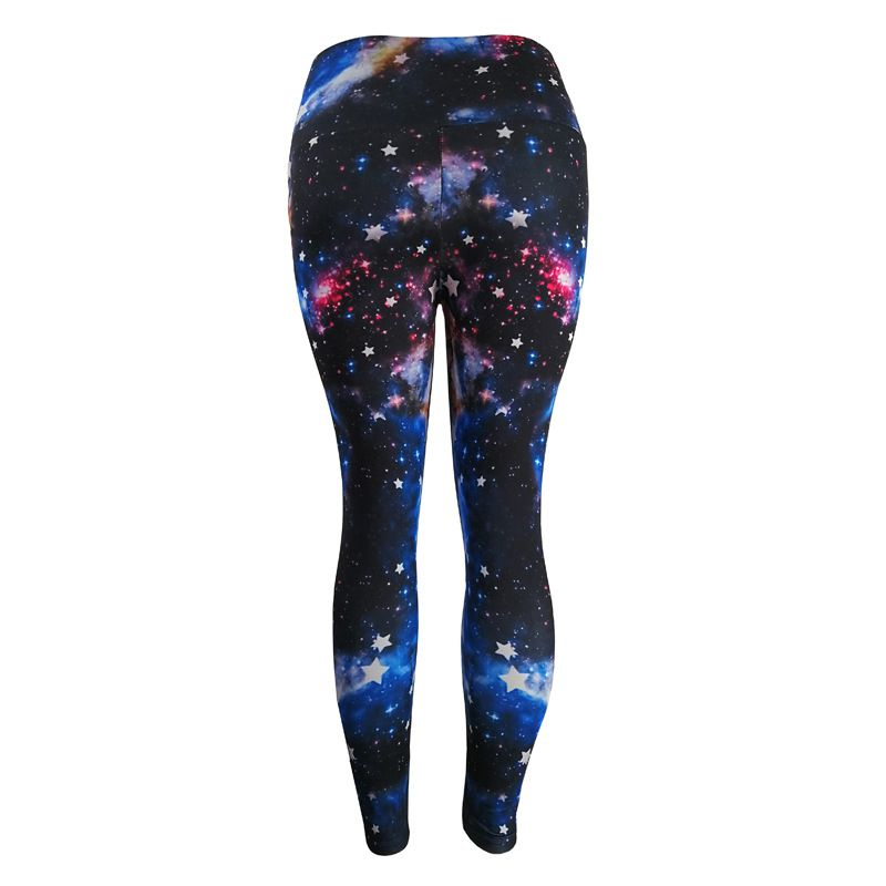 Fashion Starry Print Sports Leggings Pants